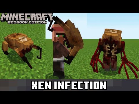 Видео: XEN INFECTION | Аддон на ХЕДКРАБОВ в Майнкрафт БЕДРОК 1.23+!!!
