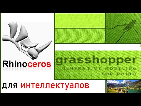 Видео: Урок №1 по Grasshopper в Rhinoceros для тех, кто только начинает! Серия видеоуроков.