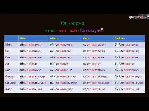 Видео: Грамматика / Учур чак