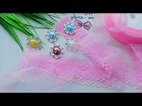 Видео: Их сможет сделать каждый! Бантики из репса и органзы  Ribbon bows/ laços de fita #beadpark