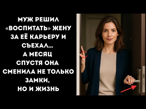 Видео: МУЖ решил «воспитать» жену за её карьеру и съехал… А месяц спустя она сменила не только...