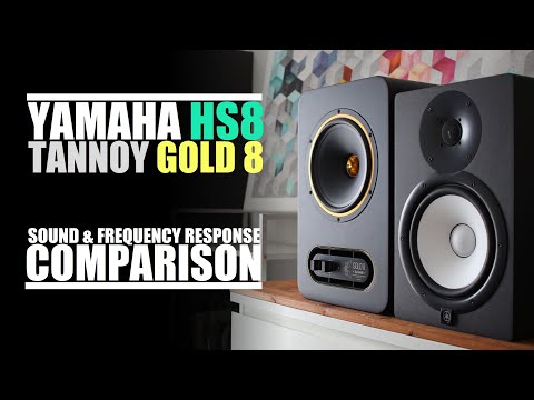 Видео: Tannoy Gold 8 против Yamaha HS8 || Сравнение звука и частотных характеристик