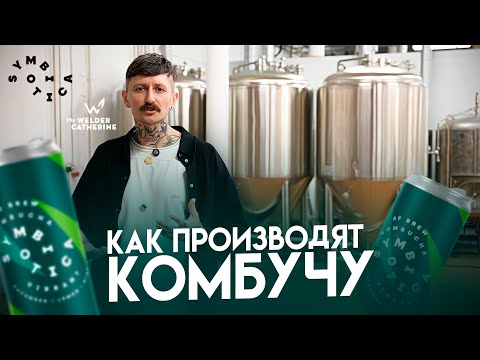 Видео: Как делают комбучу Symbiotica | За кулисами нового производства комбучи от Сварщицы Екатерины
