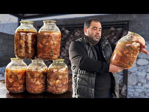 Видео: Домашняя тушенка в стеклянных банках! Говядина на зиму