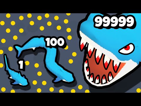 Видео: ЭВОЛЮЦИЯ РАЗМЕРА АКУЛЫ на МАКСИМАЛЬНЫЙ УРОВЕНЬ!