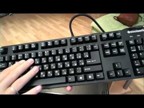 Видео: распаковка клавиатуры Steelseries 7G