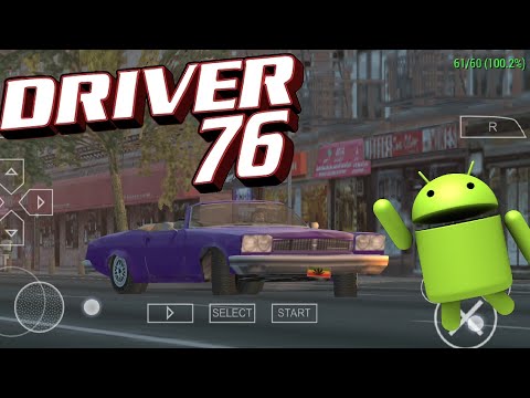 Видео: Driver 76 на русском языке, gameplay PSP,  Android,mi8, Snadragon 845, PPSSPP