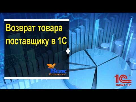 Видео: Возврат товара поставщику в 1С