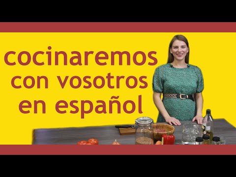 Видео: Испанская лексика: Приготовление еды. (Vocabulario: Cocinar la comida.)