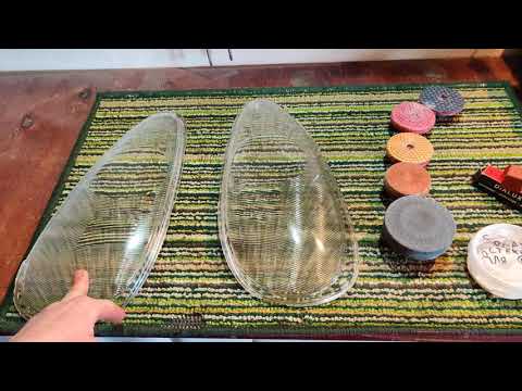 Видео: 🧐 Шлифовка стёкол фар под линзы STAGE-3 // Паста для полировки стёкол Sonax 273141