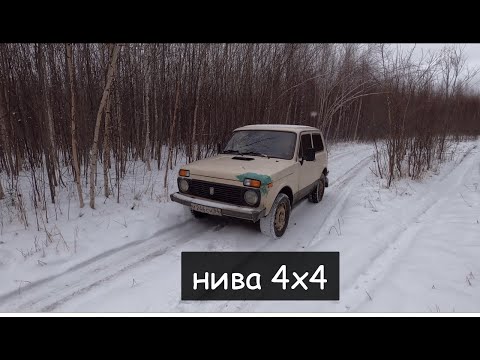Видео: Нива по первому снегу! Ловим зайцев на петли!