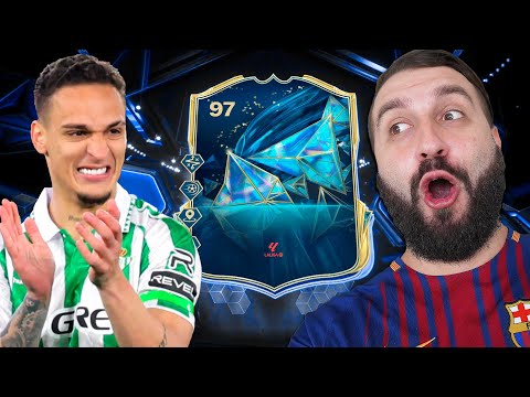 Видео: Goat АНТОНИ поймал 97 TOTS Ла ЛИГИ в Фифа 25!