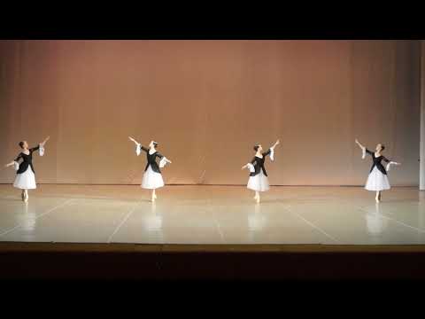 Видео: МГАХ. Жига и Гавот ("Спящая красавица") XVIII века. Историко-бытовой танец.