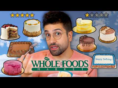 Видео: Я попробовала все торты из Whole Foods