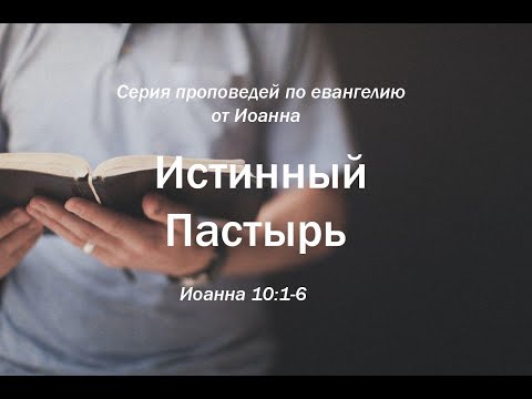 Видео: Иоанна 10:1-6  "Истинный Пастырь"  |  Андрей Резуненко
