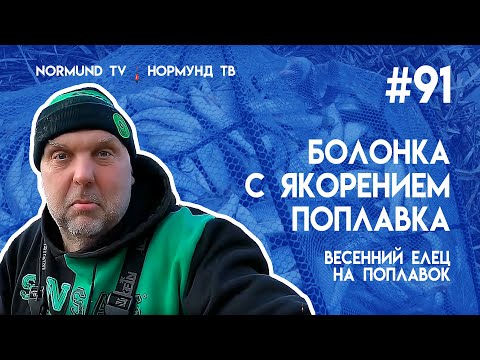 Видео: весенний елец на поплавок, болонка с якорением поплавка, отчёт Но 91