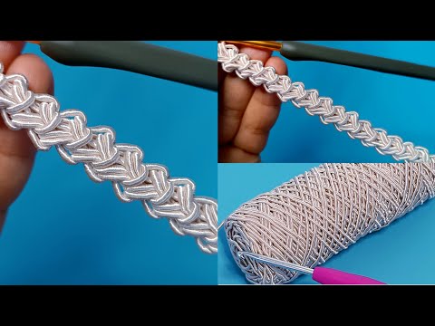 Видео: ты должен этому научиться! Я не мог поверить в технику этого вязания крючком.