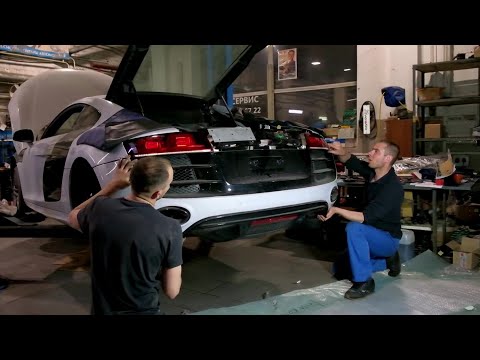 Видео: Ремонт двигателя Ауди R8 | Капитальный ремонт мотора V10  525 л.с.| Смотрите подробный видеоотчет⏩