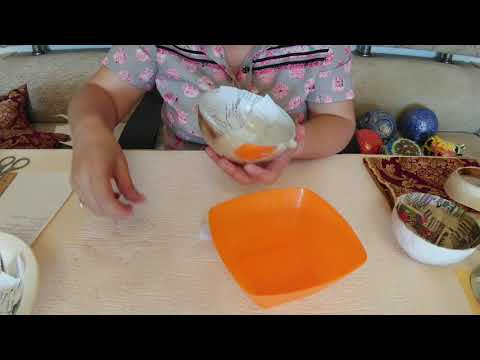 Видео: Вогнутые елочные шары. Мастер класс.