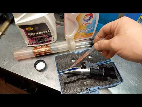 Видео: Рефрактометр с AliExpress тестирую, измеряю температуру замерзания антифриза, стеклоомывателя #131