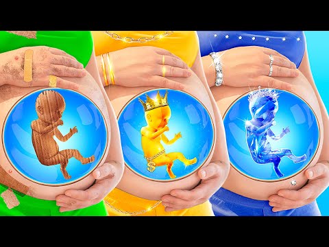 Видео: Богатая vs бедная vs гига богатая беременная!