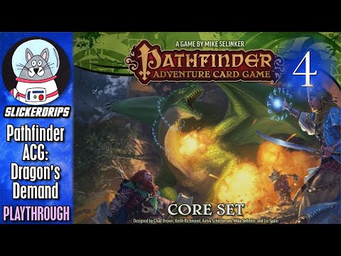 Видео: Карточная игра Pathfinder Adventure | Требование дракона, эпизод 4