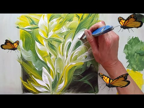 Видео: AMAZING/Abstract Painting /Acrylic on Paper/Прекрасна Абстрактна Картина/Акрилни бои