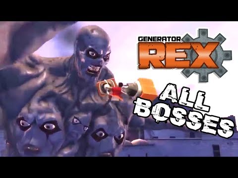 Видео: Generator Rex: Agent of Providence Все боссы | Бои с боссами (PS3, X360, Wii)