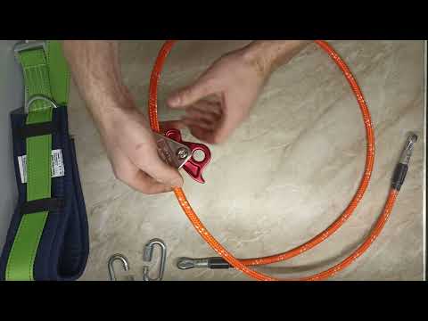 Видео: Охватка арбориста и альпиниста для деревьев или опор. Удобно и надёжно.