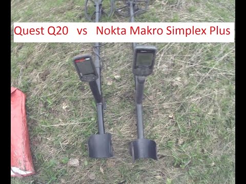 Видео: Сравнение Nokta Makro Simplex & Quest Q20
