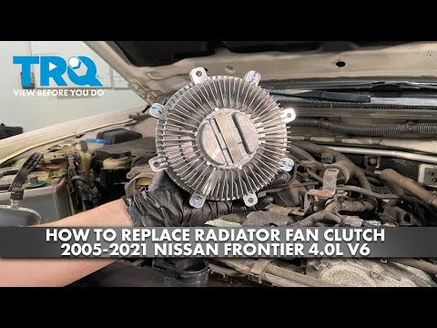 Видео: Как заменить муфту вентилятора радиатора на Nissan Frontier 4.0L V6 2005-2021 годов