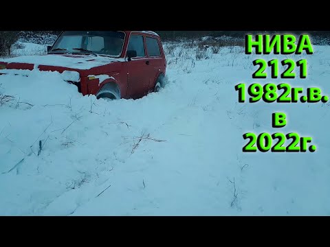 Видео: НИВА 2121(сток) по снегу на зимней резине кама И-511 05.01.2022