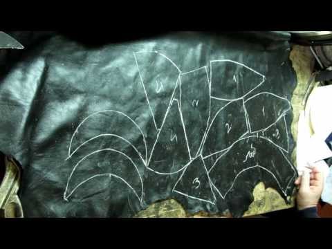 Видео: Как пошить кожаную фуражку: Раскрой . Часть 2