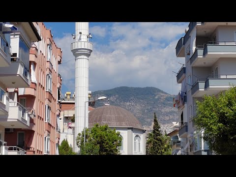 Видео: Море бушует, шторм. Аланья вечерняя. 