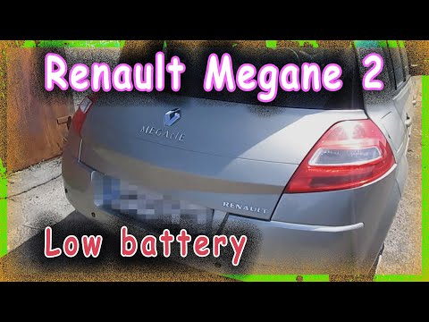 Видео: Renault Megane 2 - Low battery, ошибки: DF034, DF624