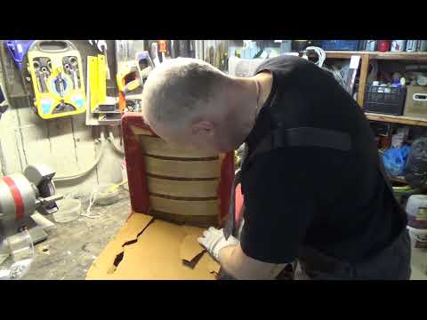 Видео: Реставрация кресла от Мечислава Пухалы. Restoration of the chair by Mieczyslaw Puhala