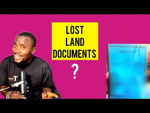 Видео: Что делать, если вы потеряли незарегистрированный документ на землю || Гана