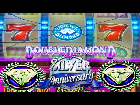 Видео: Классический слот Old School Double Diamond с тремя барабанами и серебряным юбилеем