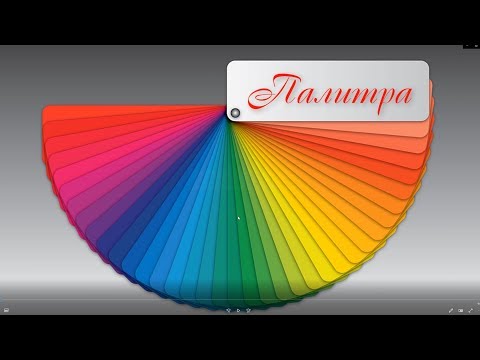 Видео: W1 T4 5  Палитра.