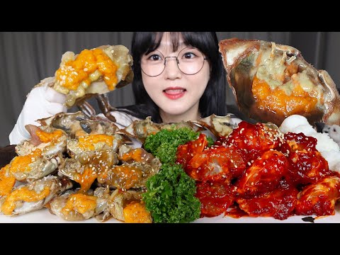 Видео: Краб маринованный в соевом соусе и краб маринованный в остром соусе🦀