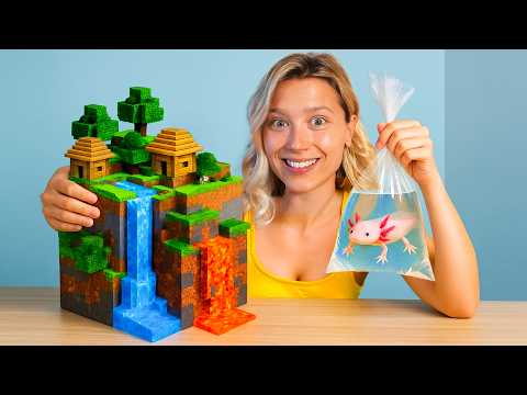 Видео: Я ПОСТРОИЛ MINECRAFT В РЕАЛЬНОЙ ЖИЗНИ ДЛЯ АКСОЛОТЛЯ!