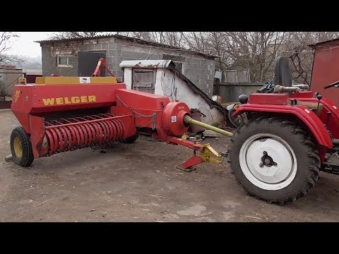 Видео: Первый ЗАПУСК Пресс Подборщика WELGER AP 42 ПОСЛЕ РЕМОНТА !