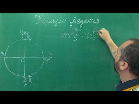 Видео: Тема 5 Урок 2 Приклад 1 зведення тригонометричних функцій - Алгебра 10 клас