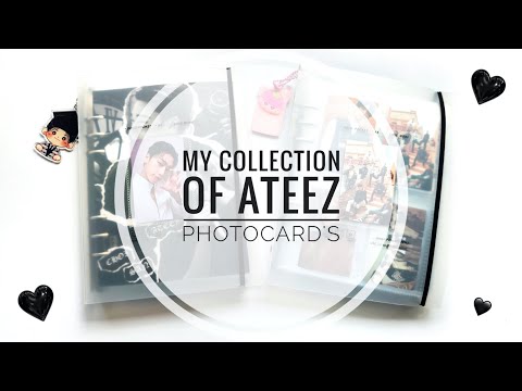 Видео: 🖤🏴‍☠️ Моя коллекция к-поп карт ATEEZ + биндер-тур | My collection of ATEEZ photocard's + binder tour