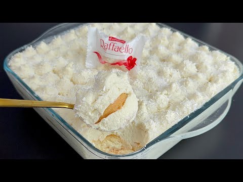 Видео: Идеальный десерт без выпечки! Очень простой кокосовый тирамису! Рафаэлло: от вкуса к вкусу!