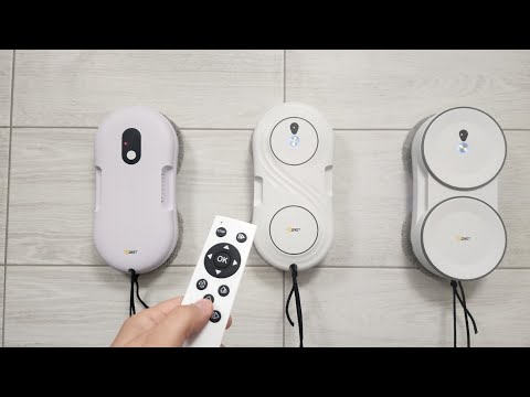 Видео: Какой робот-мойщик окон выбрать? Обзор трех моделей Даджет: U100, U200 и U220