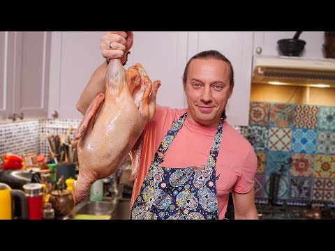 Видео: Гусь. Вкусный риет