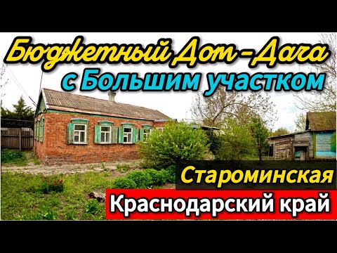 Видео: 🏡Мало дома - много земли ! 39 м2🦯22 сотки🦯1 700 000 ₽🦯станица Староминская🦯89245404992 Виктор С🌴