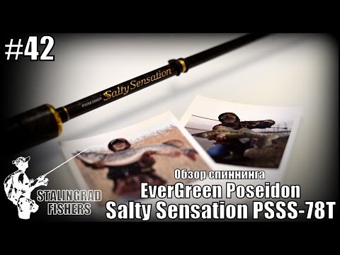 Видео: Обзор спиннинга EverGreen Poseidon Salty Sensation PSSS-78T