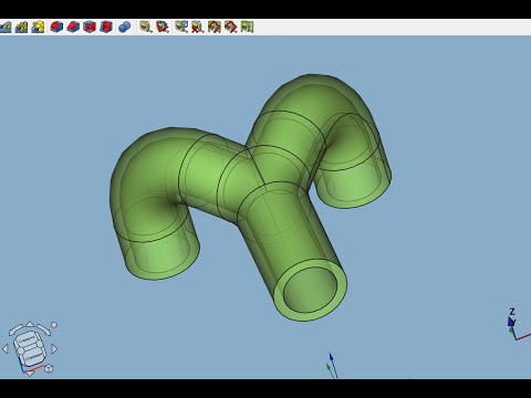 Видео: FreeCAD Часть 116. Моделирование патрубка в верстаке Part Design